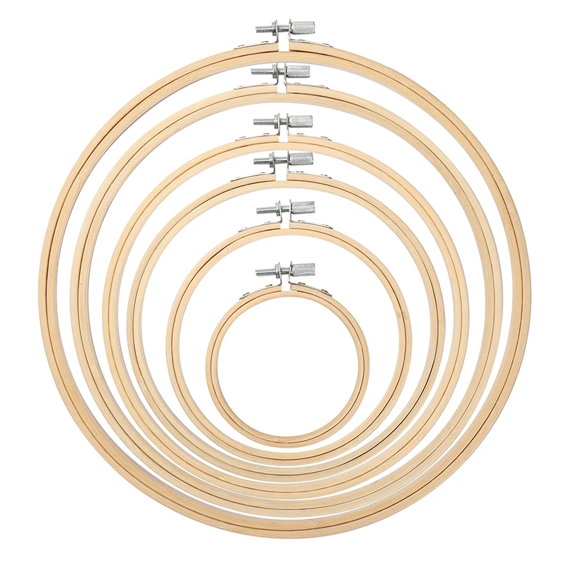 3 размера 33-40 см бамбуковая рамка для вышивки кольца для рукоделия устройство для вышивки крестом круглая петля ручные бытовые швейные инструменты