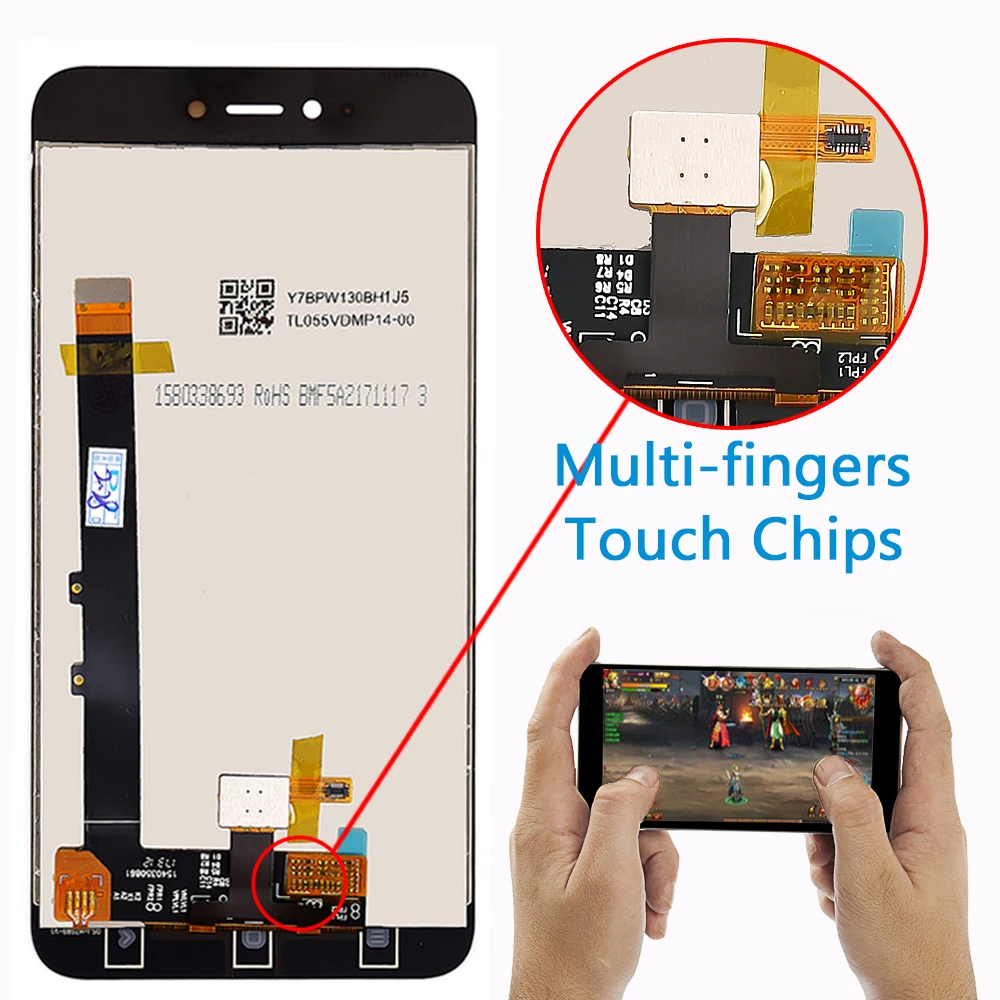ЖК дисплей Vancca 5 дюйма IPS для Xiaomi Redmi Note 5A 2 Гб ОЗУ сенсорный экран дигитайзер в
