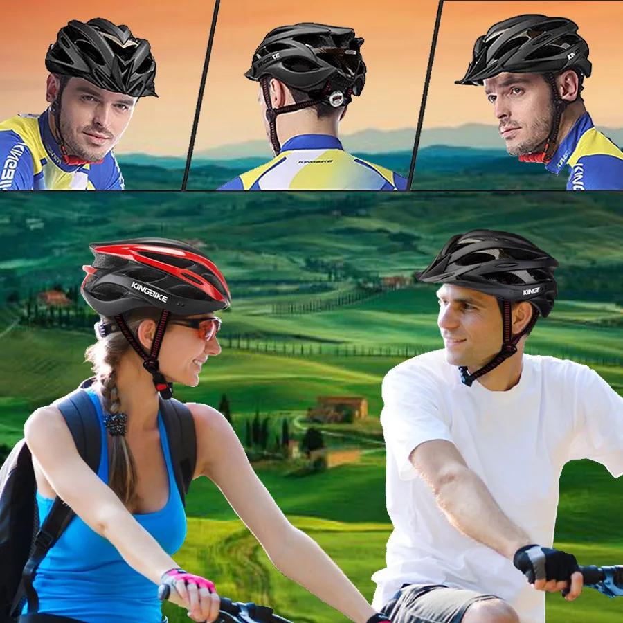 KINGBIKE мужские и женские велосипедные шлемы Сверхлегкий велосипедный шлем MTB