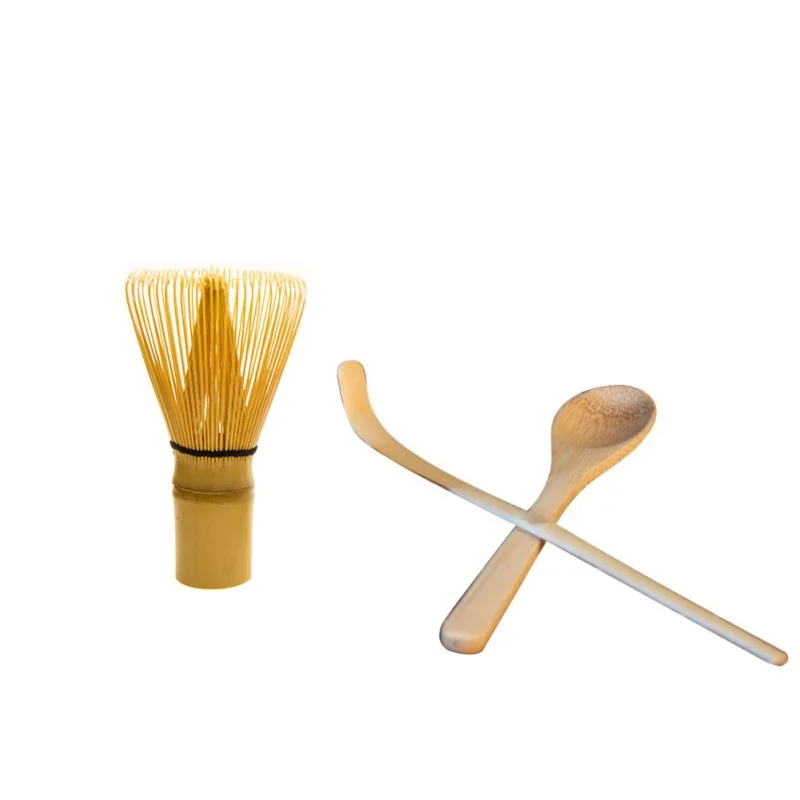 Tea Ceremony Utensil Handmade Bamboo Japanese Tea Set Whisk Three-piece Matcha Set Matcha Maker