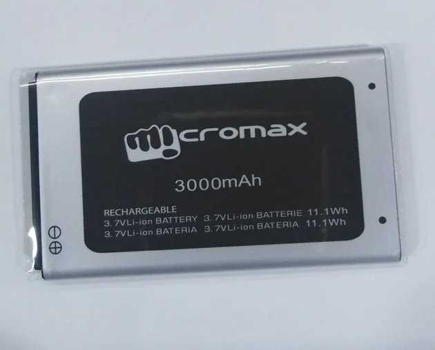 3,7 в 11.1Wh 3000 мАч S/N: V202711604130088578 MICromax x777 размеры батареи: 80mmx48mmx3mm