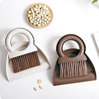 

Mini Japanese Desktop Cleaning Broom Dustpan Set Portable Dust Clean Sweeping Brush Dustpan Kitchen Home Cleaning Tools