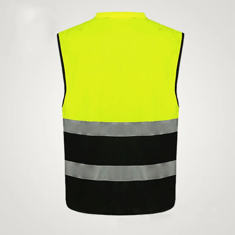 Outdoor Work Reflective Safety Jacket Sports Motorcycle Riding Running Fishing Vest Sanitation Patrol High Visibility One Size reflective vest