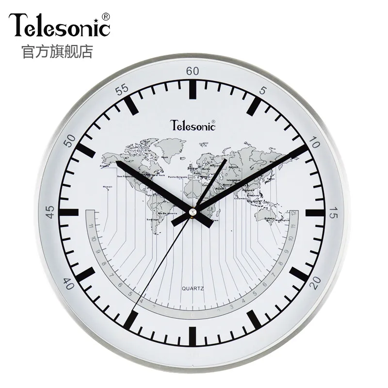 

Large Luxury Wall Clock Living Room Clock Mechanism Creative World Map Clocks Wall Home Decor Reloj Cocina Home Decoration FZ315