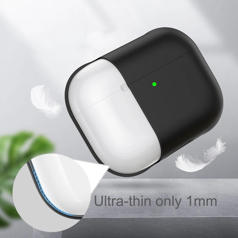 Силиконовый чехол для AirPods Pro, беспроводной чехол с Bluetooth для Apple Air Pods Pro 3, чехол, чехол для наушников, аксессуары для AirPods