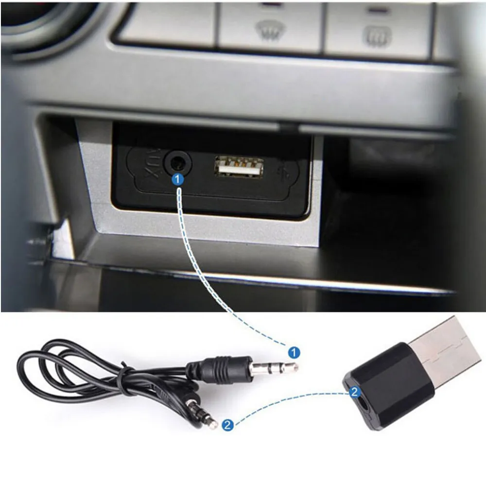 Bluetooth-приемник USB беспроводной 3,5 мм AUX стерео усилитель музыкальный приемник адаптер автомобильный домашний музыкальный приемник Adapter-L827