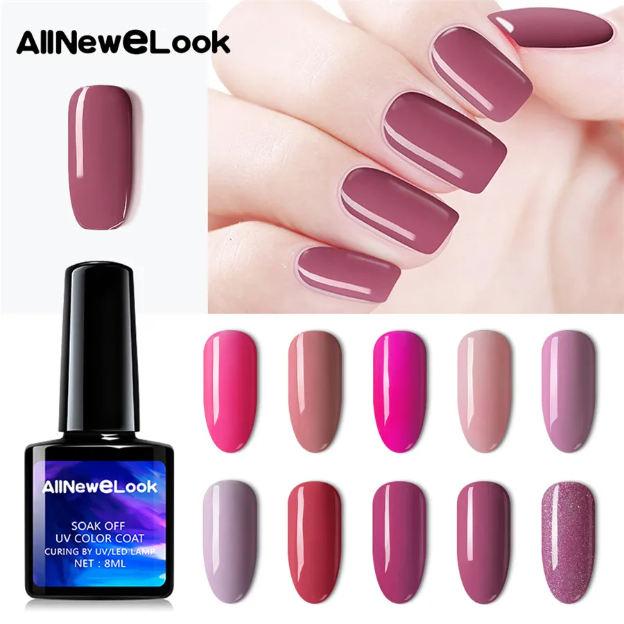 AllNeweLook 8 мл Гель-лак для ногтей Gellak удаляемый замачиванием светодиодный