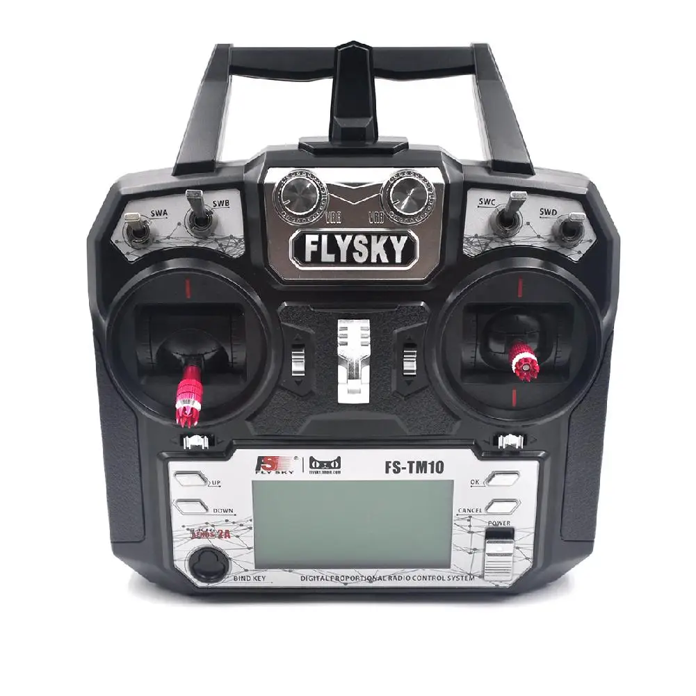LeadingStar Flysky FS-TM10 2,4 г 10CH AFHDS RC передатчик Черный с приемником FS IA10B/IA6B