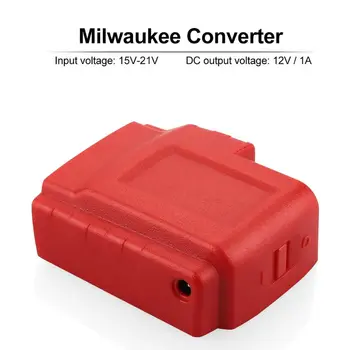 

USB Power Charger Adaptor Cellphones Digital Cameras Converters Power Source for Milwauke-e 49-24-2371 M18