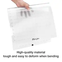 ГОРЯЧИЙ 3 шт сменный коврик для резки прозрачный липкий коврик с измерительной сеткой 8 на 12 дюймов для silhouette Cameo плоттер