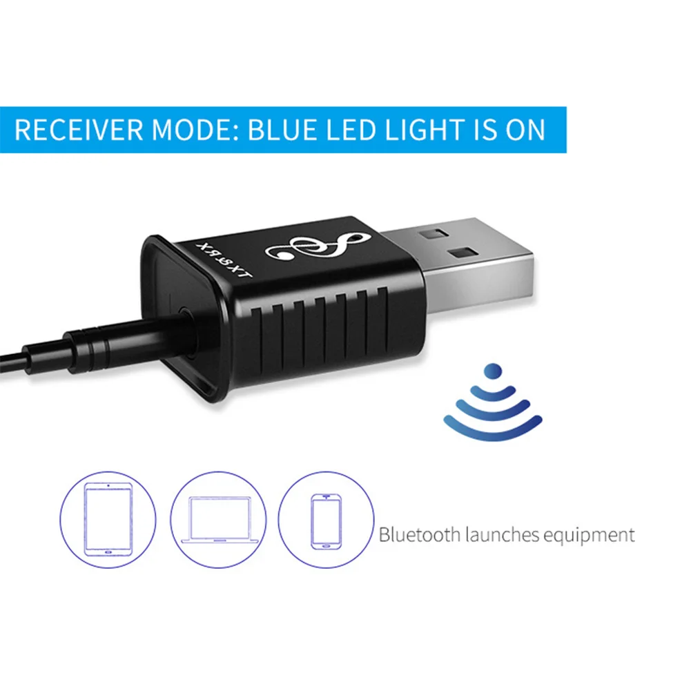 MSD168 USB Bluetooth Dongle адаптер 5,0 для ПК компьютера динамик аудио беспроводной Bluetooth приемник передатчик AUX 3,5 мм разъем