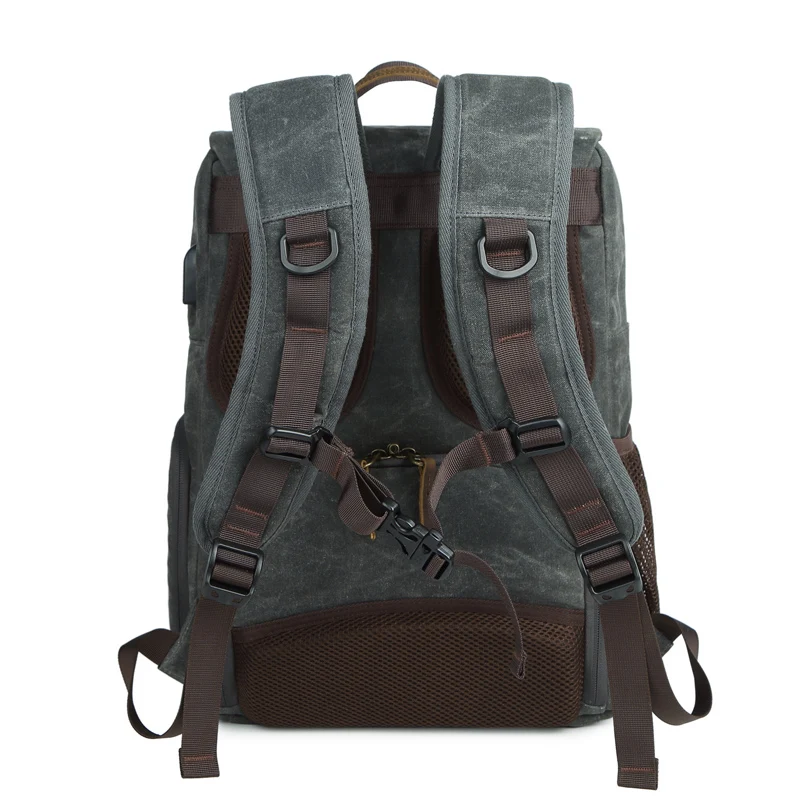 Coress Multi Purpose Batik Canvas Leather Camera Backpack Large DSLR Bag Outdoor Travel Photo Bag For Nikon Canon Sony Notebook Coress Multi Purpose Batik Canvas Leather Camera Backpack Large DSLR Bag Outdoor Travel Photo Bag For Nikon Canon Sony Notebook