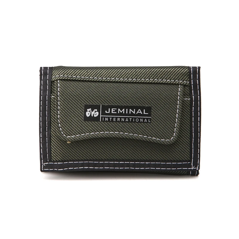 

Men Stylish Canvas Wallet Short Design Pocket Zipper Coin Purse Credit Card Business card Coin ID card Holder
