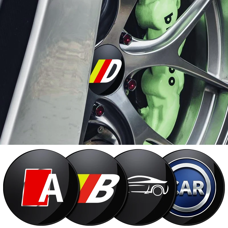 4 шт. наклейки с логотипом головного убора для Audi Volkswagen VW Ford BMW Toyota Honda Mercedes Benz Renault