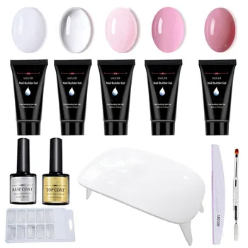 

Nail Set UV LED Lamp Dryer With 12pcs Nail Gel Polish DIY Kit Soak Off Manicure Tool Nail File 100% Brand New Drop shipping