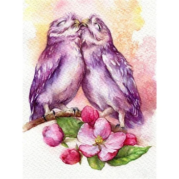 

Diamond Painting Owl Full Square Diamond Embroidery Cartoon Pictures Of Rhinestones Diamond Home Decoration