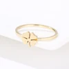 DOTIFI For Women Clover Pattern Ring New 316L Stainless Steel Girls Luxury Party / Wedding Jewelry R315 ► Photo 3/6
