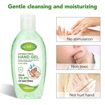 

ALIVER 100ML INSTANT HAND SANITIZER Active Ingrenient Ethanol 75% Kills 99% of Bacterial