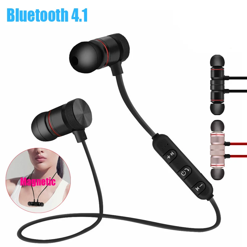 Беспроводные Bluetooth наушники Tiptop водонепроницаемые спортивные HD стерео магнитные