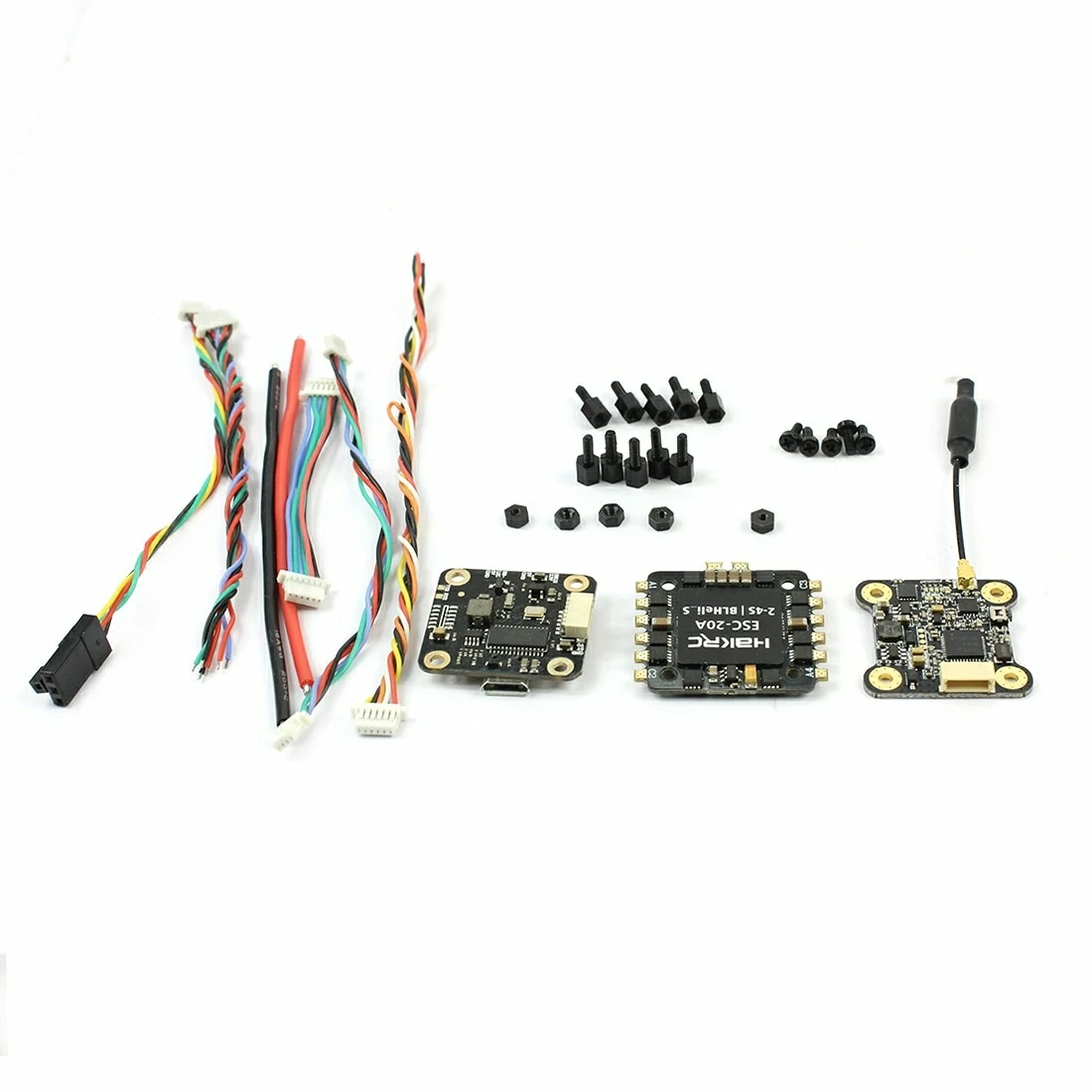 3 Layers Tower HAKRC мини F4 Контроллер полета 3 слоя FlyTower Betaflight OSD BEC 4в1 20A BLheli_S ESC 200 мВт VTX для FPV квадрокоптера дрона - Цвет: 3 Layers Tower