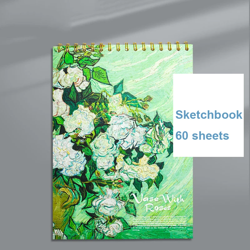 80sheets Sketch Books Oil Painting Wind Painting Drawing Books Square Art  Professional Sketch Books