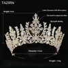 European cz wedding crowns and tia