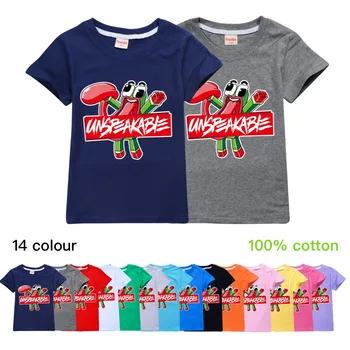 

New Boys Short Sleeve Tops Cotton Frog Unspeakable T Shirt Little Girls Clothing Summer Tops Toddler Tshirt Teenage Kids Clothes