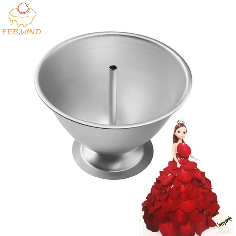 Aluminum Alloy Dressdoll Cake Pan Set Princess Cake Mold/pan Doll Cakes