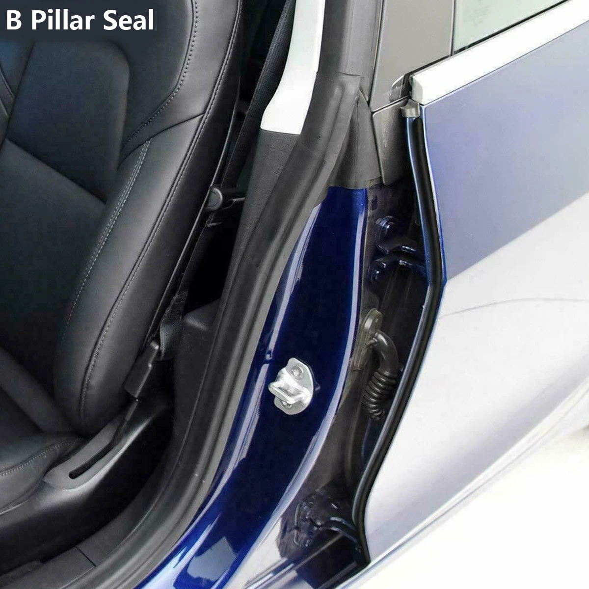 

Car Door Rubber Seal Strip Kit Wind Noise Insulator Soundproof For Tesla Model 3
