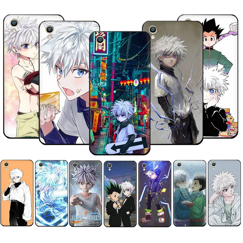 Силиконовый мягкий чехол для телефона Killua Zoldyck hunter x OPPO A5 A7 A9 A37 A39 A57 A59 A73 A77 F1Plus F5 F7 F9
