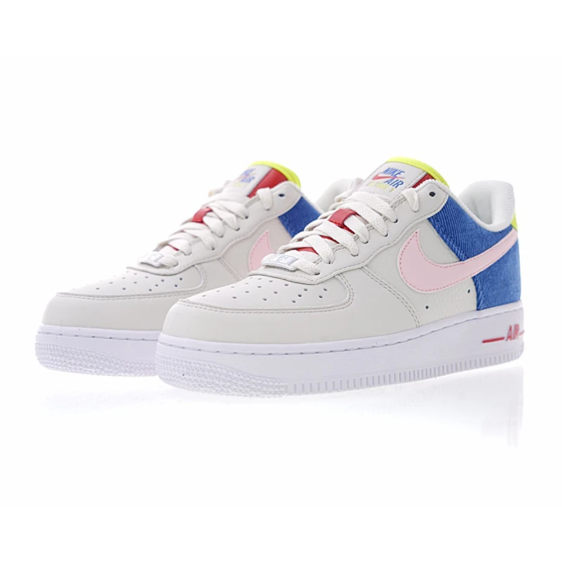 Оригинальные подлинные мужские кроссовки для катания на коньках от Nike Air Force 1, модные дышащие спортивные кроссовки для улицы, дизайнерские новые AQ4139-101