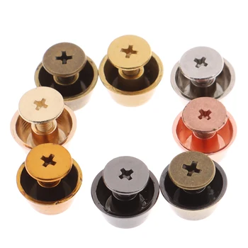 

10Pcs Handbag Shoulder Bags DIY Screw Luggage Punk Nail Bottom Studs Rivets