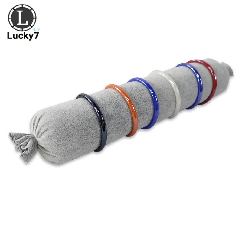 7 цветов 36 см ювелирные изделия ролл сумка Ювелирные изделия Органайзер браслеты дисплей часы держатель ювелирные изделия хранения трубки оптом