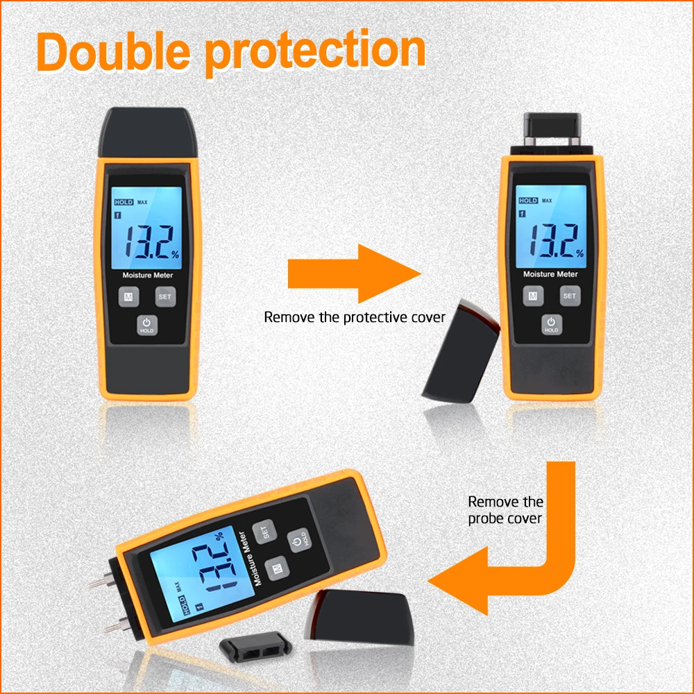 Измеритель влажности древесины 0 80% измеритель RZ660|wood moisture|wood moisture metermoisture meter |