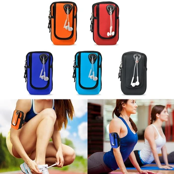 

Outdoor Mobile Phone Wrist Bag Arm Set Running Sports Mobile Phone Workout Gym Arm Band Case Men Women Sports Fitness Equipment