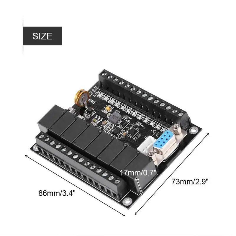 

1pc PLC Regulator Industrial Board Module Programmable Controllers 86x73x20mm