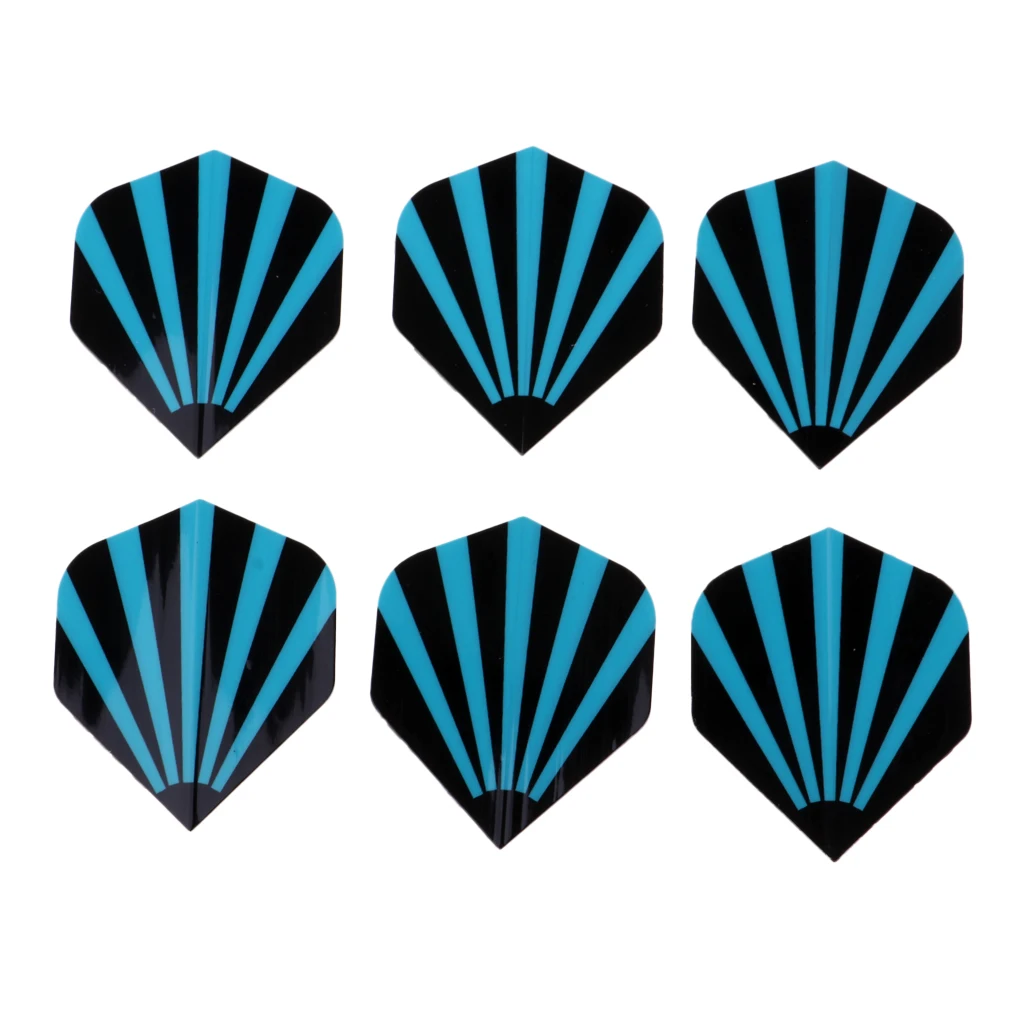 6Pcs Standard Shape Dart Flights Tail Accessories Professional Premium PVC Equipment Supplies For Dart Games