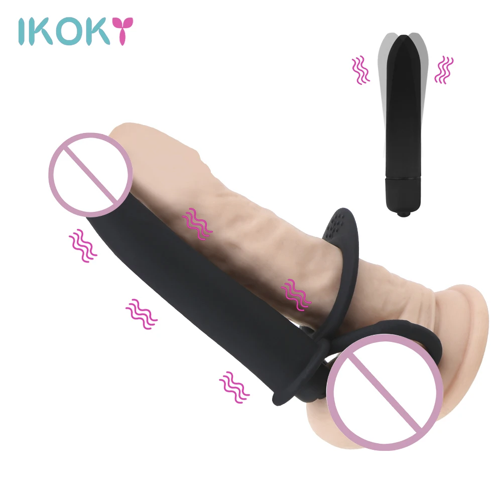 Анальный фаллоимитатор IKOKY Вибраторы страпон пенис секс игрушки для мужчин пар