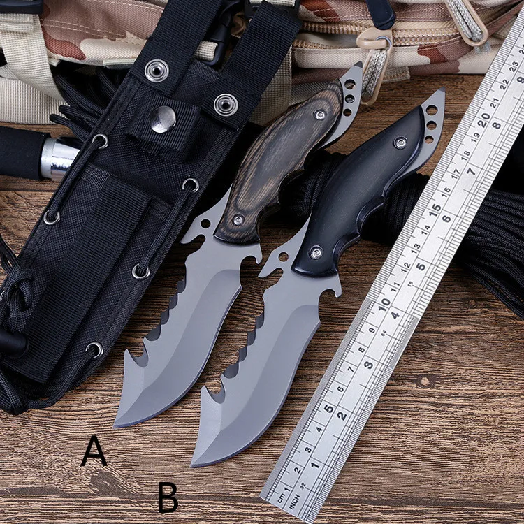 

CH Hot!!! Brand Knives Fixed Blade Camping Hunting Knife Survival Knife Fixd Blade Knives with Nylon Sheath
