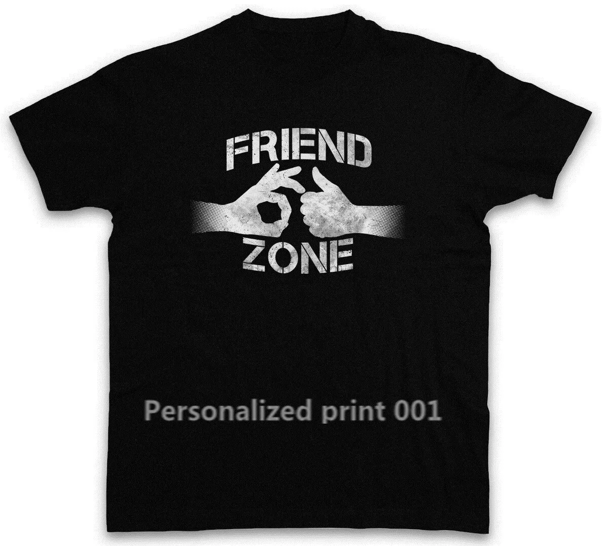 Friend Zone I/Футболка с сердцем в виде руки и большим пальцем сердца | Мужская одежда