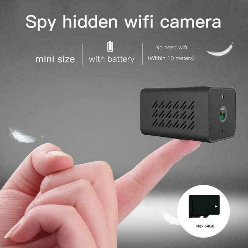 720P WIFI IP Camera Motion Detection Night Vision Mini Camera Audio Video Recorder Cam for Home Meeting Baby Monitor