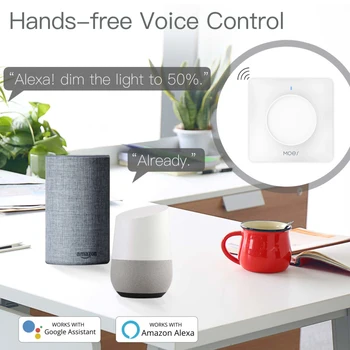 

EU WiFi Smart Rotary Light Dimmer Switch 100-240V tuya/smart life APP Remote Control Works with Alexa Google home