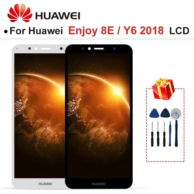 5 7 &quotдля Huawei Y6 2018 ЖК наслаждаться 8E ATU LX1 L21 LX3 дисплей с сенсорным экраном