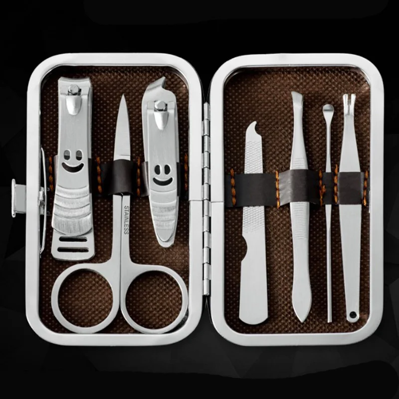 Manicure Cutter 7 шт. маникюрный резак для ногтей клипер Набор из нержавеющей стали клипер для ногтей Набор для красоты - Цвет: Manicure Cutter
