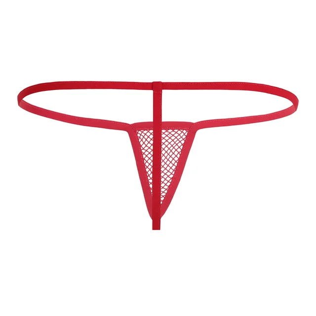 Mutandine Tanga Sexy Aivtalk - G String Trasparenti Regolabili, Senza Cuciture, 2 Pezzi