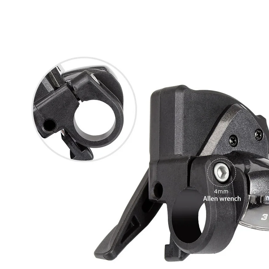Bicycle Derailleur Front Rear Shift Lever 7/8/9/10/11 Speed MTB Mountain Bike Shifter Cycling Parts with Shift Cables