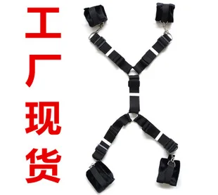 Adult Sexy Webbing Bound And Legs Even Handcuffed Tied Bondage Alternative Body Position Toy Supplies Hand Footcuff Belly Band