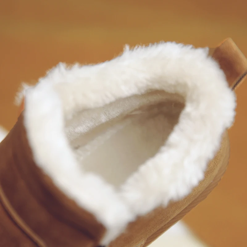 men women winter warm work boots with plush fur casual lightweight ankle boots waterproof anti-skid outdoor sneakers sports shoes couple unisex plus size shoes (4)