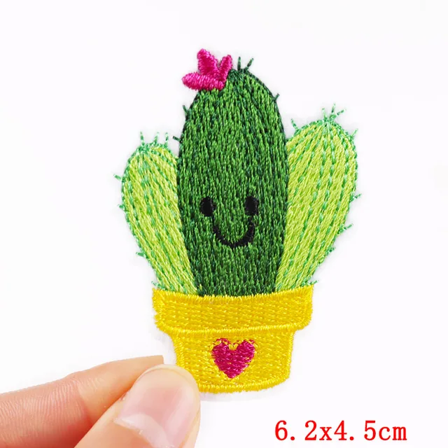 Cartoon Dinosaur Patches For Clothing Thermoadhesive Patches Cute Animal Patch Iron on Embroidery Patches on Clothes Applique PE1464CT