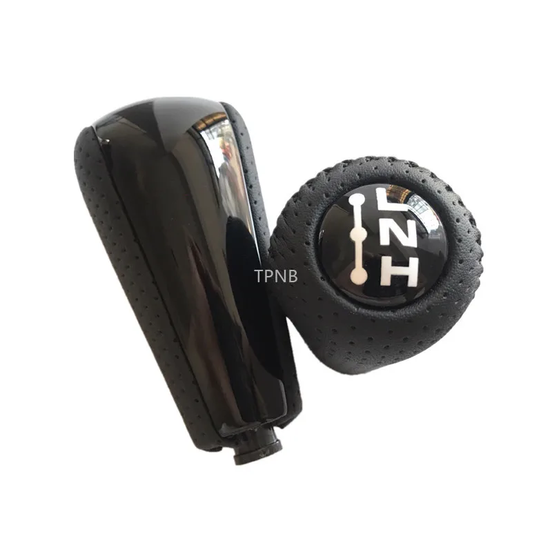 Серебристый Для Toyota Prado 120 2003 2004 2005 2006 2007 2008 2009 Замена из натуральной кожи персиковое дерево зубчатая головка аксессуары - Цвет: Серебристый